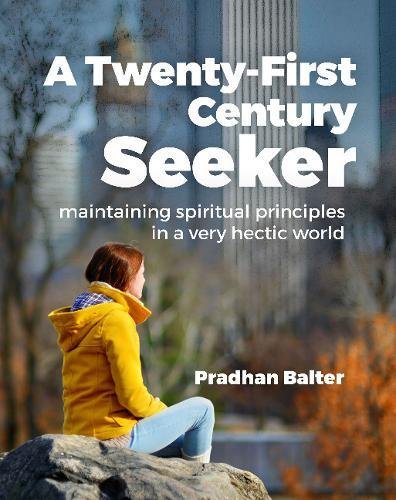 The image is a book cover. #### Alt Text: "Woman in yellow jacket sitting on a rock with cityscape background."