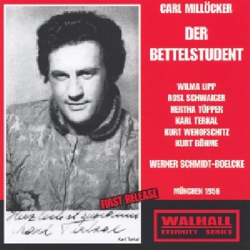 A red and black CD cover featuring a black-and-white portrait of a man.