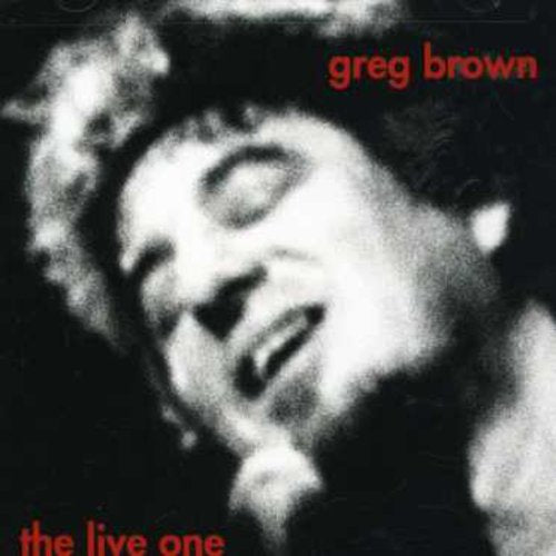 Album cover with grainy black-and-white man image and red text on black background.