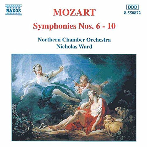 A CD cover featuring a classical painting of three figures in a landscape.
