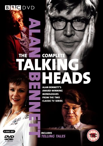 DVD cover for "The Talking Heads" with four black and white portraits.
