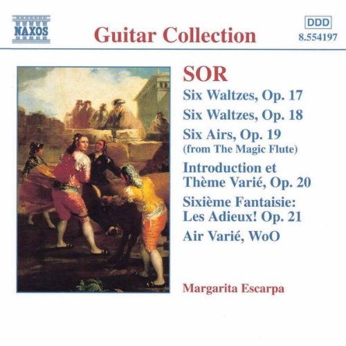 "CD cover with 'Guitar Collection' title, artwork, and song list on a white background."
