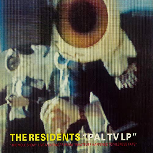 CD album cover for "The Residents - Pal TV" with distorted, abstract image.