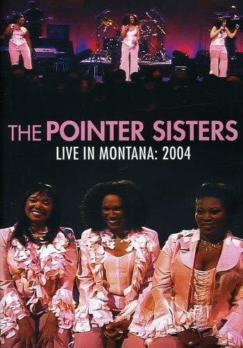 DVD cover featuring the Pointer Sisters performing on stage in matching outfits.