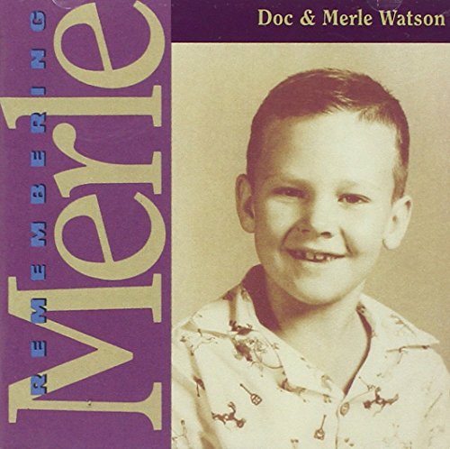 "CD cover with a young boy's portrait and 'Merle' in large text on a purple background."