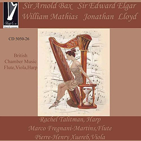 Xuereb Talitman - British Chamber Music, Flute, Viola, Harp [CD]