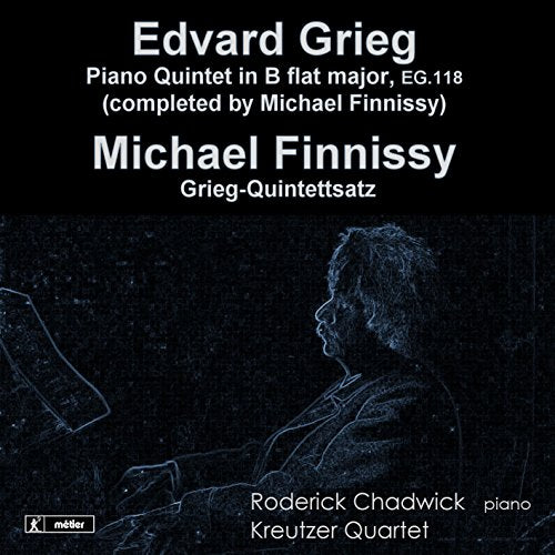 CD cover featuring a sketch of a man playing piano, with white text on black background.