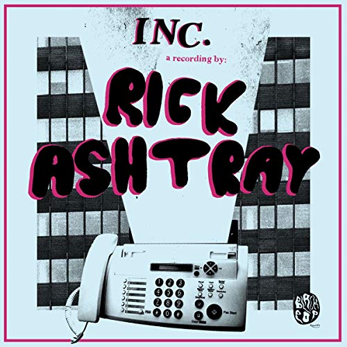 Album cover featuring a white landline phone and black-and-white filmstrip, light blue background.