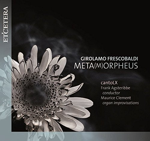 "CD cover featuring a black-and-white flower on a dark background with white text."