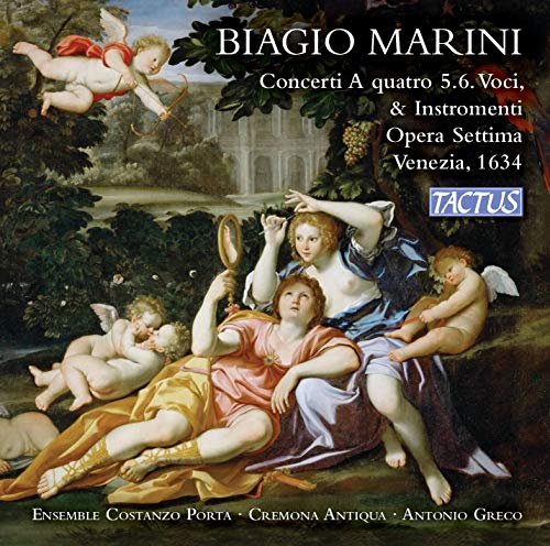 CD cover featuring a Renaissance painting of women and cherubs in a landscape.