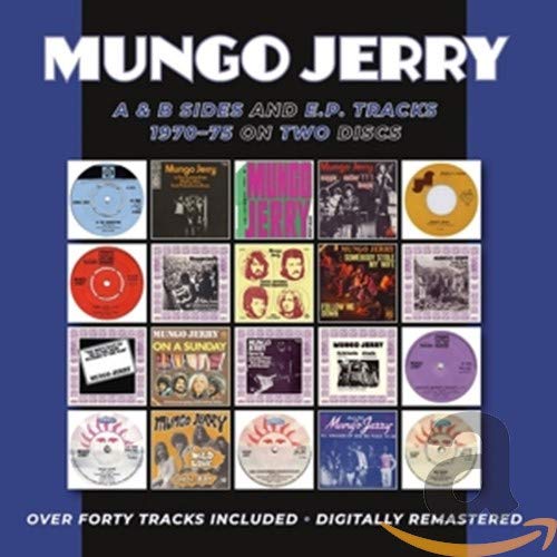 "Mungo Jerry" CD cover with 16 small images of records and album artwork.