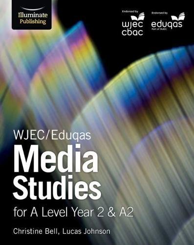 The image depicts a textbook cover with a black background, white text, and a rainbow.