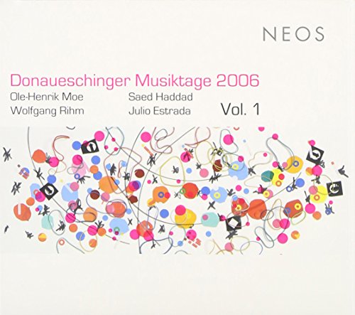 CD cover with abstract colorful design and text "Donauschinger Musiktage 2006 Vol. 1".