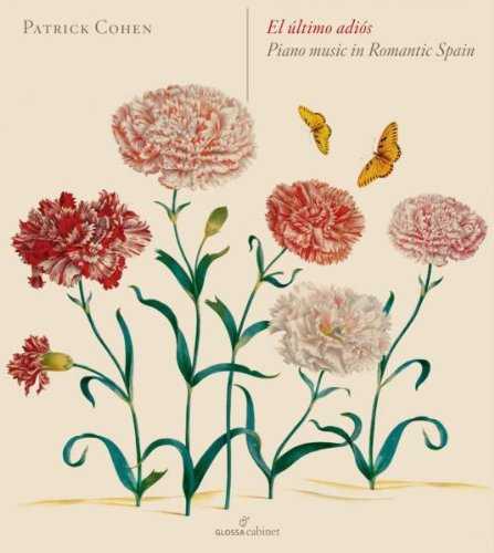A CD cover featuring an illustration of red and pink carnations and butterflies.