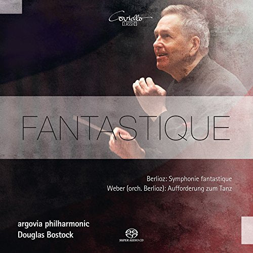 CD cover with conductor Douglas Bostock and title "Fantastique" on a dark background.