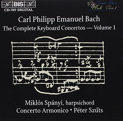 Concerto Armonico:Spanyi:Szuts - Keyboard Concertos Vol. 1 [CD]
