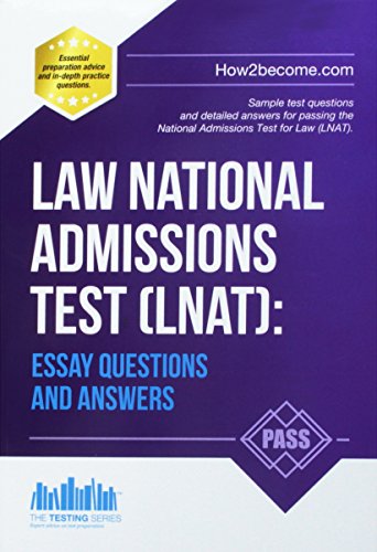 Law National Admissions Test (LNAT): Essay Questions and Answers: 2 (LNAT Revision Series)