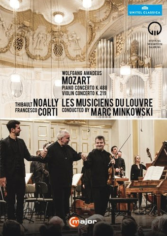 Mozart:Piano Concerto K488 [Thibault Noally; Francesco Corti; Les Musiciens du Louvre,Marc Minkowski] [C MAJOR ENTERTAINMENT: DVD] [Region 1] [NTSC]