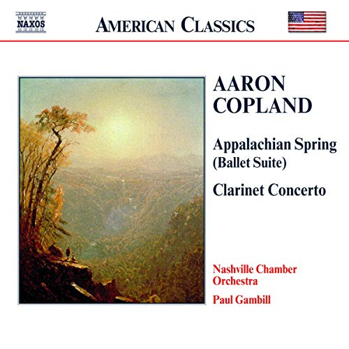 Naskville Cogambill - Copland: Appalachian Spring; Clarinet Concerto; Quiet City [CD]