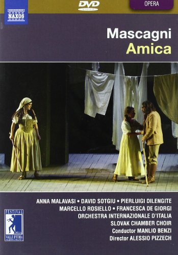 DVD cover featuring three actors in period costumes on a stage with laundry hanging.