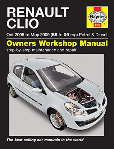 Renault Clio Petrol & Diesel (Oct 05 - May 09) Haynes Repair Manual