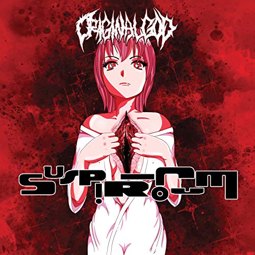 Anime-style album cover featuring a woman in white against a red background.