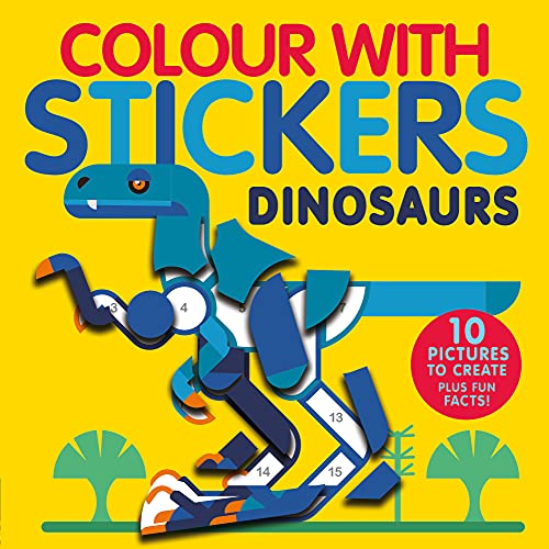 Colour With Stickers: Dinosaurs