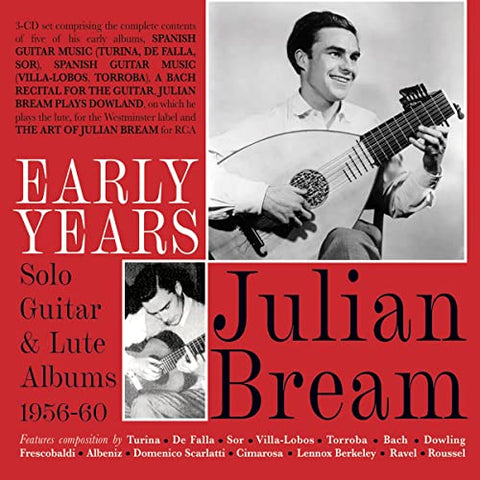 Julian Bream - Early Years: Solo Guitar & Lute Albums 1956-60 [CD]
