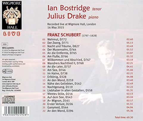F. Schubert - Ian Bostridge: Songs By Schubert [CD]