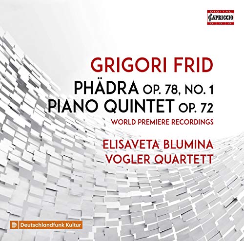 Blumina/vogler Quartett - Grigori Frid: Phadra Op.78. No. 1 / Piano Quintet Op.72 [CD]