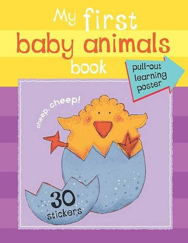 My First Sticker Poster: My First Baby Animals Book