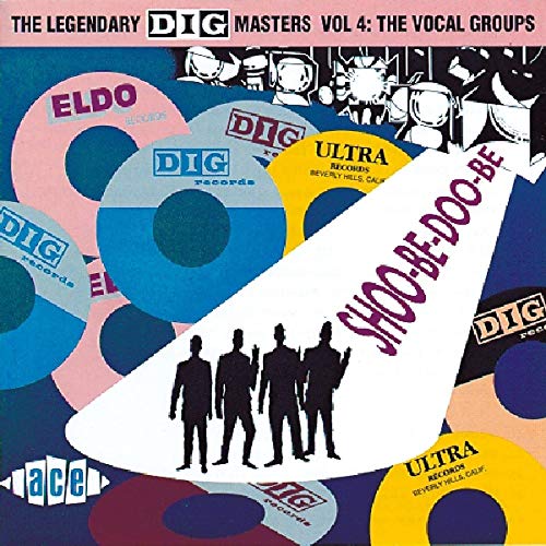 CD cover for “Shoo Be Doo Be” featuring silhouettes and colorful graphics.