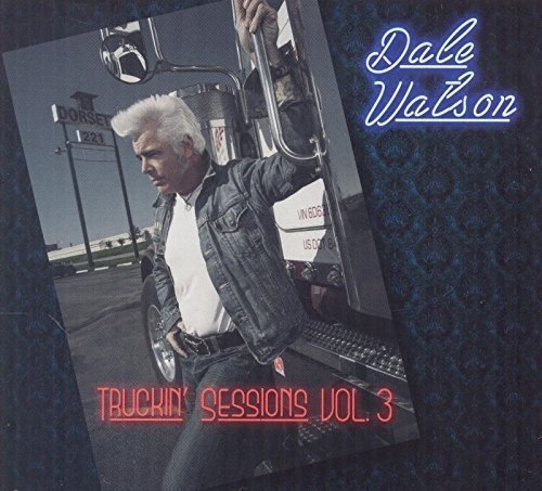 Album cover with a man standing beside a truck, wearing denim jacket.
