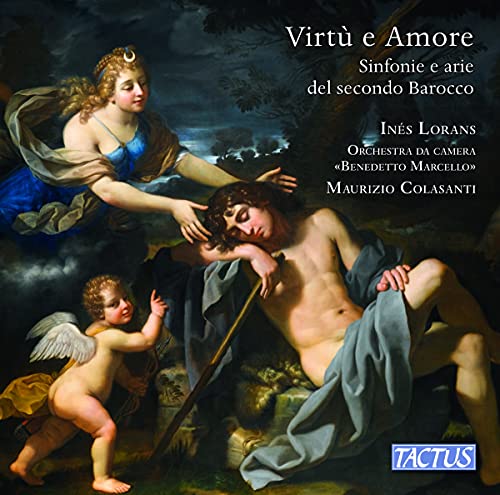 "CD cover featuring a Renaissance painting of a reclining man, woman, and cherub."