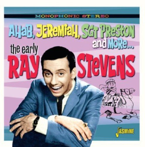 CD cover featuring Ray Stevens in blue suit with colorful text and cartoon drawing.