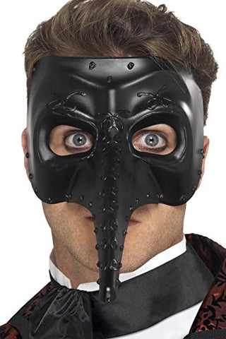 Smiffys 27656 Venetian Gothic Capitano Mask (One Size)