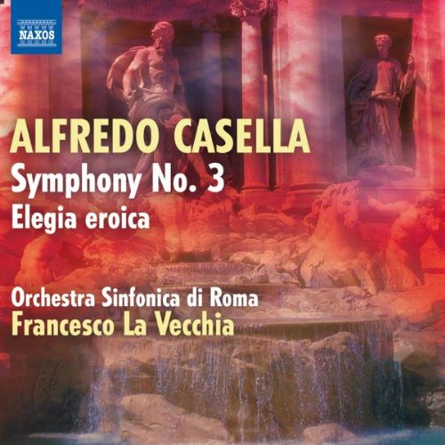 A CD cover featuring a red-toned image of a classical fountain with statues.