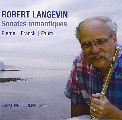 CD cover with a man holding a flute by a body of water.