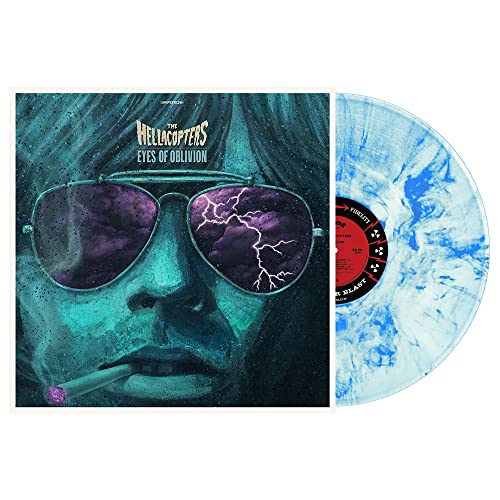 The Hellacopters - Eyes Of Oblivion (white with sky blue marbled with poster) [VINYL]