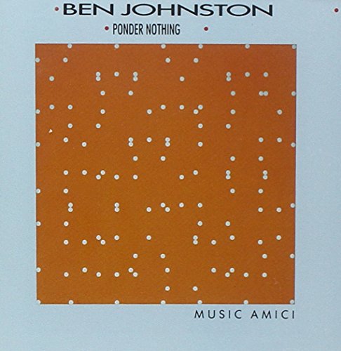 Album cover with orange square, white dots, and light blue background.