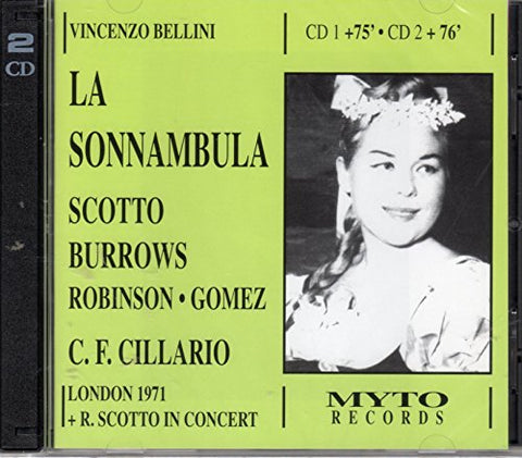 Scotto/burrows/gomez/london197 - La Sonnambula [CD]