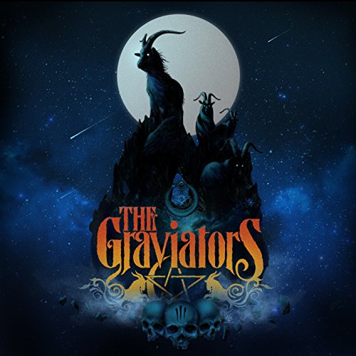 Album cover art: three silhouetted figures on a rocky outcrop, under a full moon.