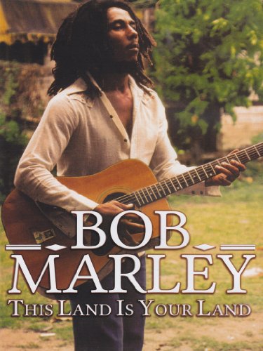 DVD cover featuring Bob Marley playing guitar outdoors with text overlay.