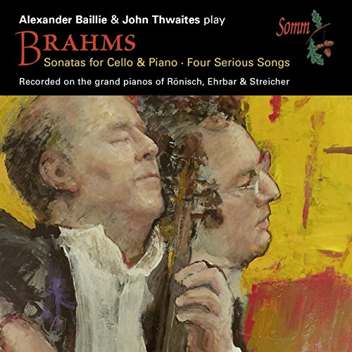 CD cover with abstract painting of two men, cello and piano players.