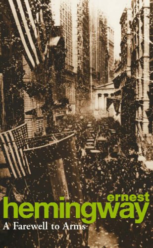"Book cover with sepia-toned cityscape, American flags, and author's name in green font."