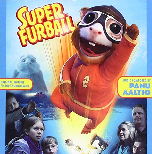 "CD cover art featuring a cartoon hamster in an orange superhero suit."