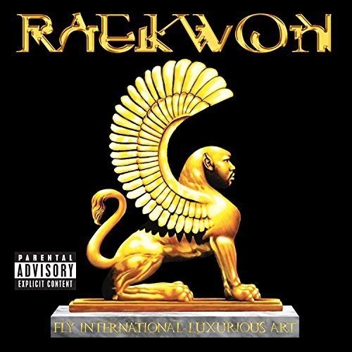 "Album cover featuring a gold sphinx statue on a black background with gold text."