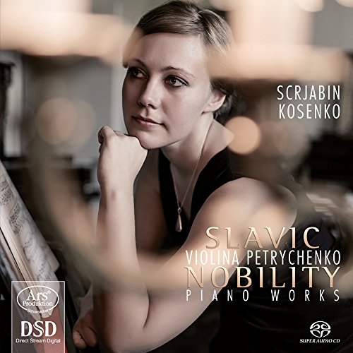 CD cover featuring a woman in a black dress holding sheet music.