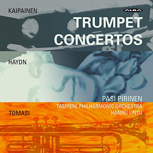 A CD cover featuring a trumpet image with "Trumpet Concertos" text.