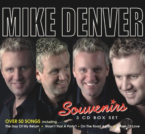 Image shows a CD cover with Mike Denver's name and four portraits of the artist.
